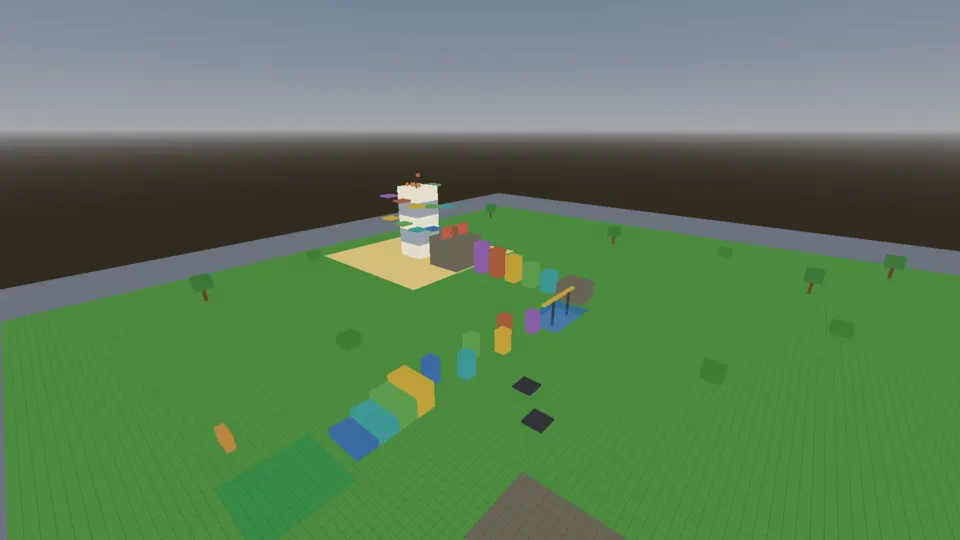 Obstacle Park in Playground