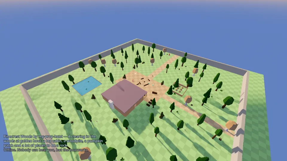 Pinecrest Woods in Prop Hunt