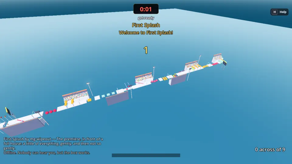First Splash in Wipeout