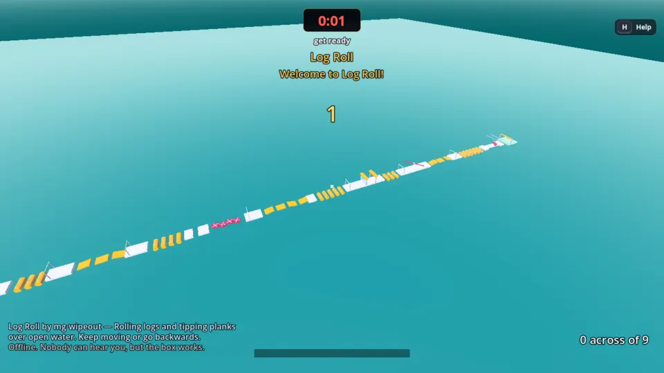 Log Roll in Wipeout