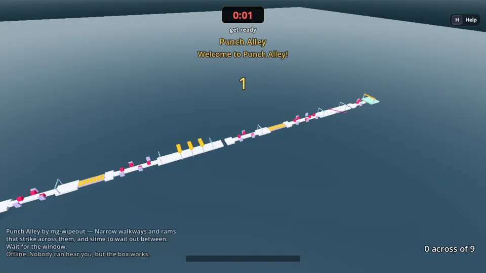 Punch Alley in Wipeout