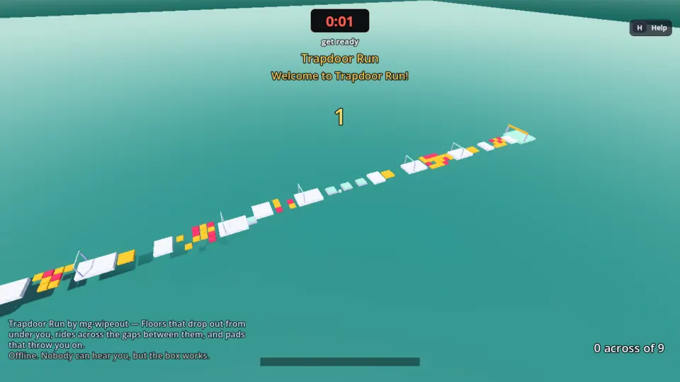 Trapdoor Run in Wipeout