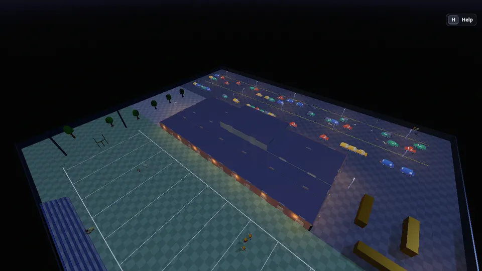 Westbrook High in Zombie Zone