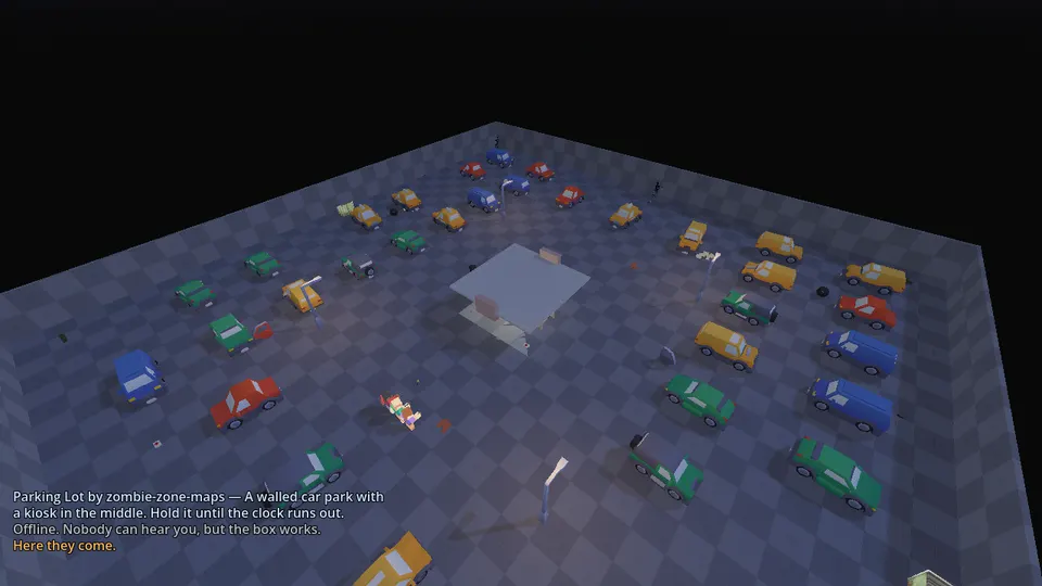 Parking Lot in Zombie Zone
