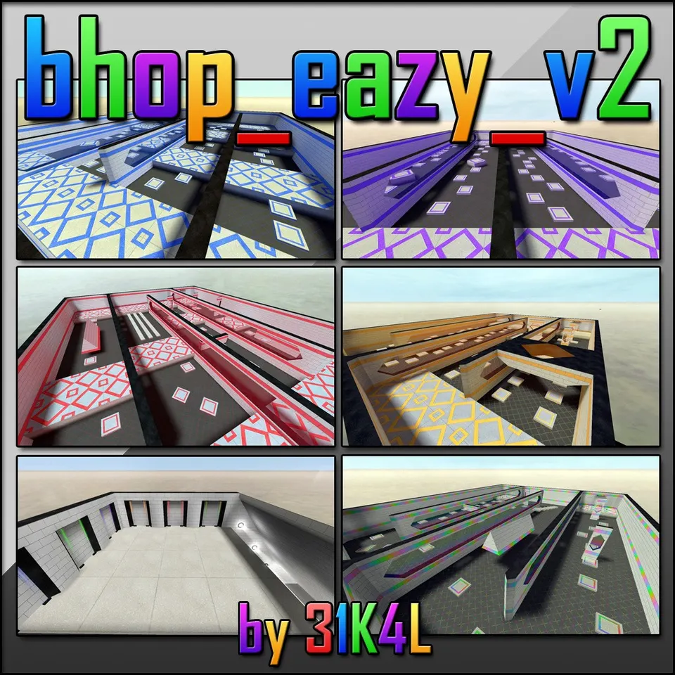 bhop_eazy_v2 in Counter-Strike: Source